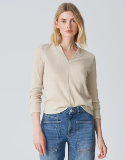 Jerseyshirt Somoko Beige Online Bestellen*OPUS Fashion