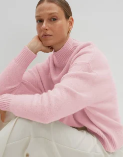 Kasjmier Trui Tija Roze Online Bestellen*OPUS Outlet