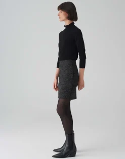 Kokerrok Ravenna Spotted Zwart Online Bestellen*OPUS Hot