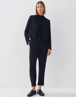 Korte Blazer Nyoto Blauw Online Bestellen*OPUS Cheap
