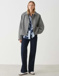 Korte Jas Hajona Grijs Online Bestellen*OPUS Shop