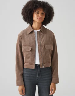 Korte Jas Hanju Bruin Online Bestellen*OPUS Cheap