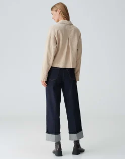 Korte Jas Hennja Beige Online Bestellen*OPUS Hot