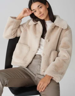 Korte Jas Herrisa Beige Online Bestellen*OPUS Shop