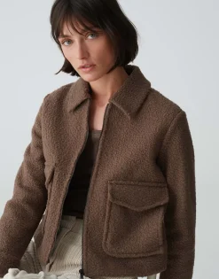 Korte Jas Holma Bruin Online Bestellen*OPUS Cheap