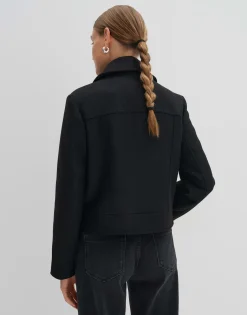 Korte Jas Najali Zwart Online Bestellen*OPUS Hot