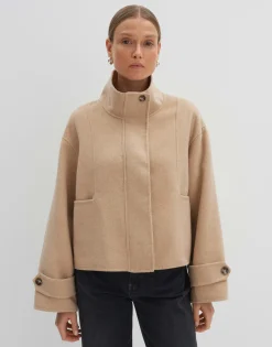 Korte Jas Varah Detail Beige Online Bestellen*OPUS Discount