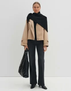 Korte Jas Varah Detail Beige Online Bestellen*OPUS Discount