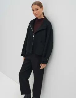 Korte Jas Varah Detail Zwart Online Bestellen*OPUS Best Sale