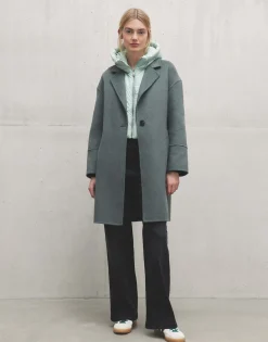 Korte Mantel Hatilde Groen Online Bestellen*OPUS Store