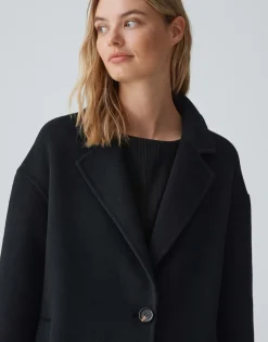 Korte Mantel Hatilde Zwart Online Bestellen*OPUS Outlet