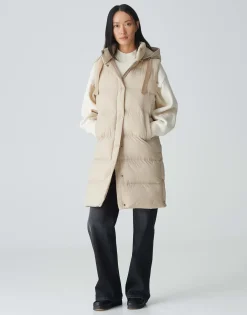 Lange Bodywarmer Wigilo Beige Online Bestellen*OPUS Store