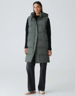 Lange Bodywarmer Wigilo Groen Online Bestellen*OPUS Store