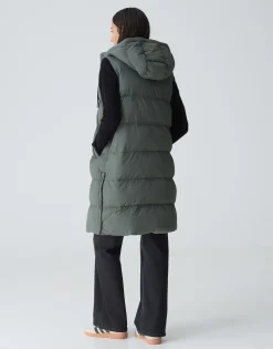 Lange Bodywarmer Wigilo Groen Online Bestellen*OPUS Store
