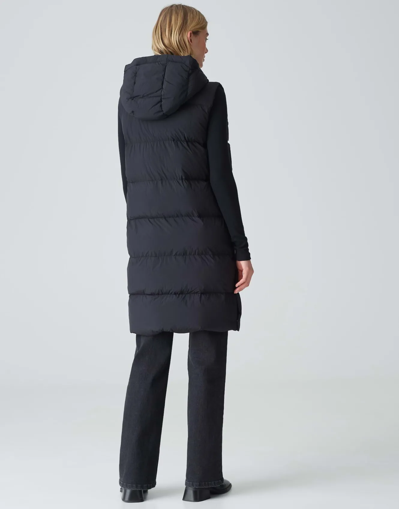 Lange Bodywarmer Wigilo Zwart Online Bestellen*OPUS Sale