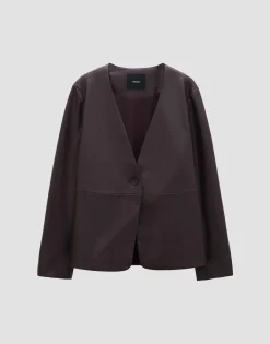 Leren Blazer Noebe Rood Online Bestellen*OPUS Outlet