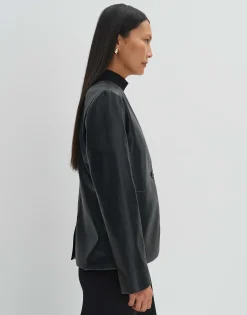 Leren Blazer Noebe Zwart Online Bestellen*OPUS Outlet