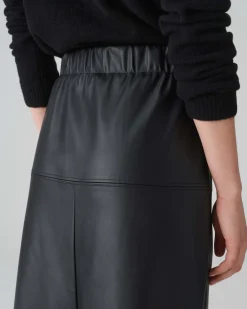 Leren Rok Rufani Zwart Online Bestellen*OPUS Store