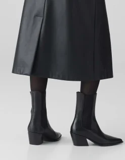 Leren Rok Rufani Zwart Online Bestellen*OPUS Store