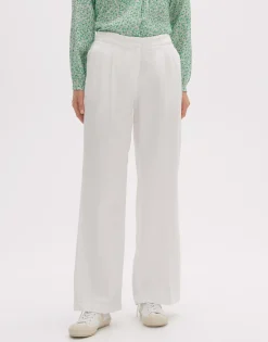 Linnen Broek Milis Wit Online Bestellen*OPUS Online