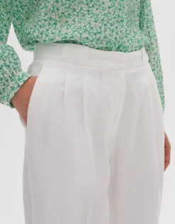 Linnen Broek Milis Wit Online Bestellen*OPUS Online