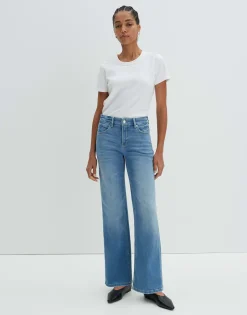 Long Flared Jeans Carie Blauw Online Bestellen*OPUS Sale