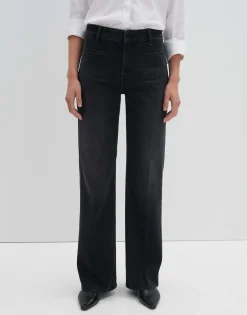 Long Flared Jeans Carie French Grijs Online Bestellen*OPUS Discount