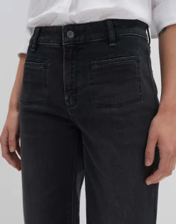 Long Flared Jeans Carie French Grijs Online Bestellen*OPUS Discount