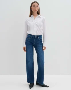 Long Flared Jeans Carie Iconic Blauw Online Bestellen*OPUS Hot
