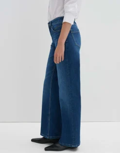 Long Flared Jeans Carie Iconic Blauw Online Bestellen*OPUS Hot