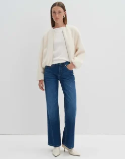 Long Flared Jeans Carie Iconic Blauw Online Bestellen*OPUS Hot