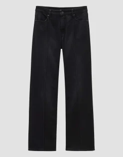 Long Flared Jeans Carie Line Zwart Online Bestellen*OPUS Discount