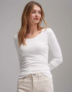 Longsleeve Sorana Wit Online Bestellen*OPUS Discount