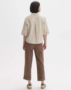 Overhemdblouse Failisa Beige Online Bestellen*OPUS Fashion