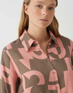 Overhemdblouse Falkina Bold Roze Online Bestellen*OPUS Clearance