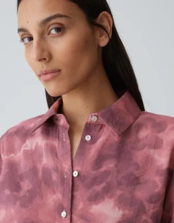 Overhemdblouse Falkina Faded Roze Online Bestellen*OPUS Store