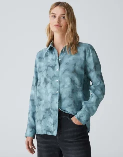 Overhemdblouse Falkina Faded Blauw Online Bestellen*OPUS New