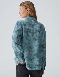 Overhemdblouse Falkina Faded Blauw Online Bestellen*OPUS New