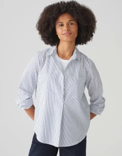 Overhemdblouse Fanile Blauw Online Bestellen*OPUS Best Sale