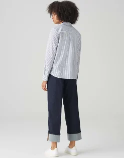 Overhemdblouse Fanile Blauw Online Bestellen*OPUS Best Sale