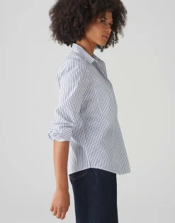 Overhemdblouse Fanile Blauw Online Bestellen*OPUS Best Sale