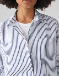 Overhemdblouse Fanile Blauw Online Bestellen*OPUS Best Sale