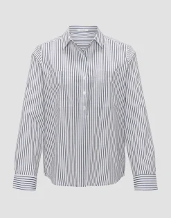 Overhemdblouse Fanile Blauw Online Bestellen*OPUS Best Sale
