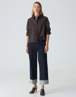 Overhemdblouse Febula Blauw Online Bestellen*OPUS Outlet
