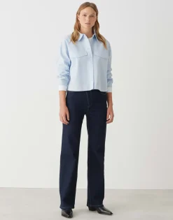 Overhemdblouse Finsi Blauw Online Bestellen*OPUS Flash Sale