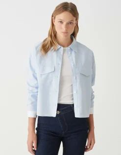 Overhemdblouse Finsi Blauw Online Bestellen*OPUS Flash Sale