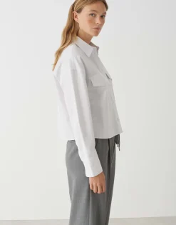 Overhemdblouse Finsi Wit Online Bestellen*OPUS Discount