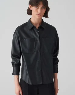 Overhemdblouse Firius Zwart Online Bestellen*OPUS Best Sale