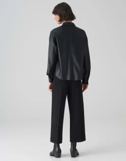 Overhemdblouse Firius Zwart Online Bestellen*OPUS Best Sale