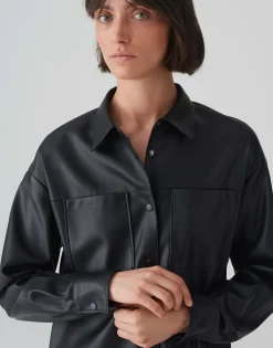 Overhemdblouse Firius Zwart Online Bestellen*OPUS Best Sale